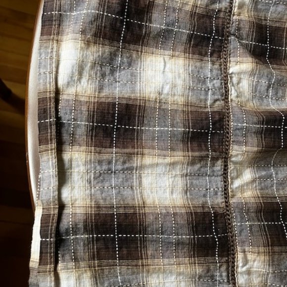 Unique Plaid Baby Doll Dress With Pockets - Picture 3 of 9